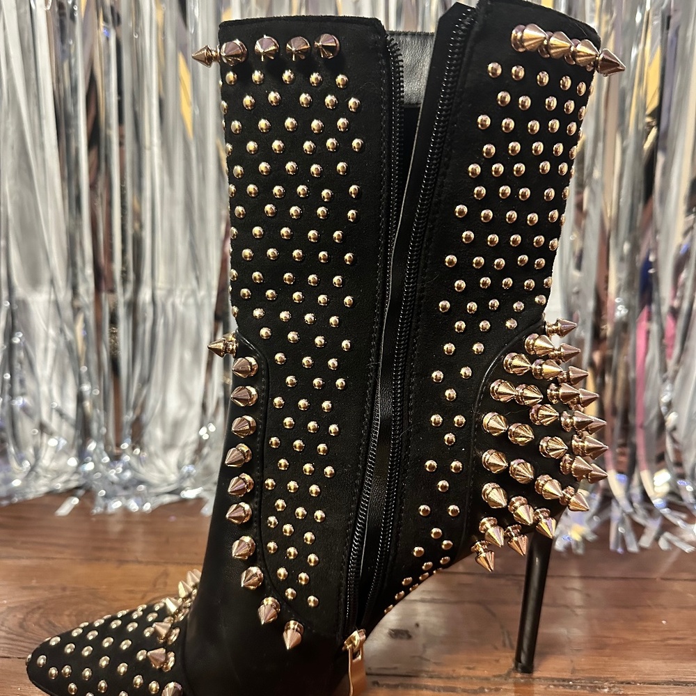 Studded boots
